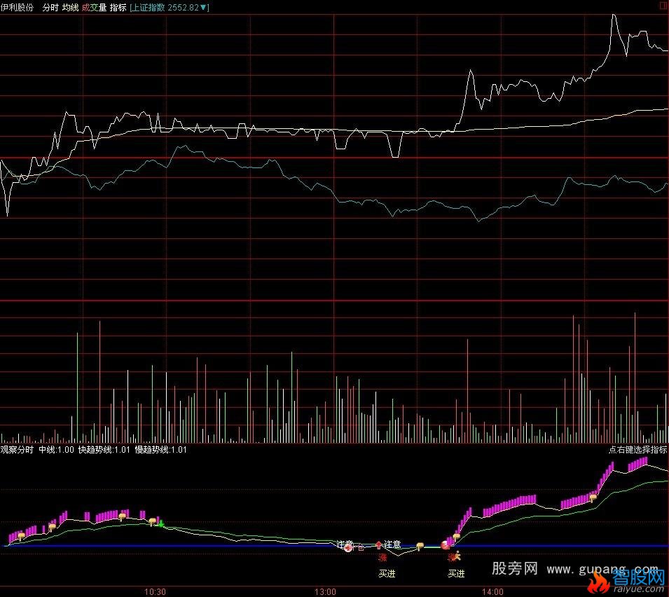 通达信观察分时指标公式