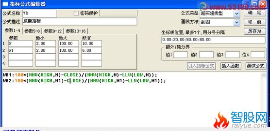 把WR改为选股公式