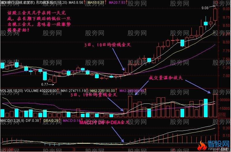 三金叉抓住上扬行情